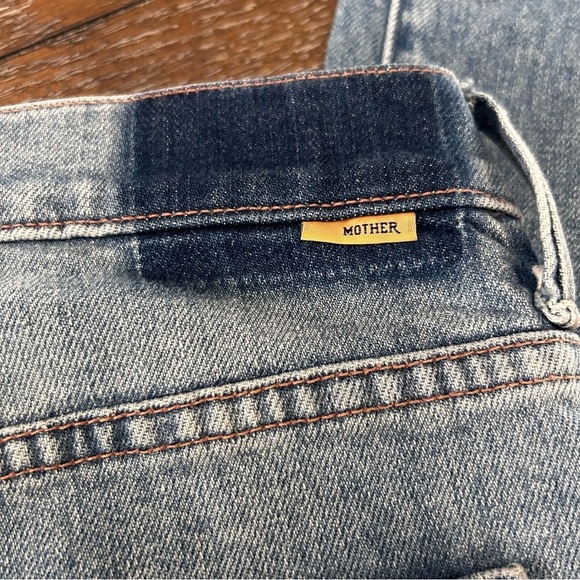 MOTHER SUPERIOR High Waisted Rascal Zip Step Fray Jean Misbeliever | Size 25 - Picture 12 of 13
